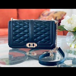 Rebecca Minkoff black leather crossbody bag